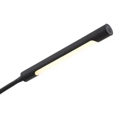 QAZQA Led-Stehlampen|Akku Lampen*Moderne Stehleuchte schwarz inkl. LED 3-Stufen-Dimmbar Wiederaufladbar - Statler