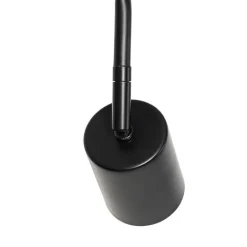 QAZQA Stehlampen|Wohnzimmerlampen*Moderne Stehleuchte schwarz verstellbar - Java