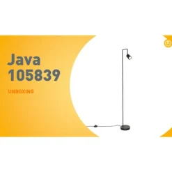 QAZQA Stehlampen|Wohnzimmerlampen*Moderne Stehleuchte schwarz verstellbar - Java