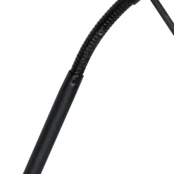 QAZQA Led-Stehlampen|Stehlampen*Moderne Stehleuchte schwarz mit Lesearm inkl. LED und Dimmer - Divo