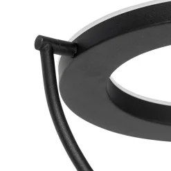 QAZQA Led-Stehlampen|Stehlampen*Moderne Stehleuchte schwarz mit Lesearm inkl. LED und Dimmer - Divo