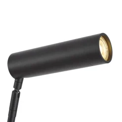 QAZQA Stehlampen|Wohnzimmerlampen*Moderne Stehleuchte schwarz 2-flammig GU10 35mm - Thomas