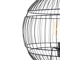 Honsel Stehlampen|Wohnzimmerlampen*Moderne Stehleuchte schwarz - Sphaera