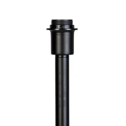 QAZQA Schlafzimmerlampen|Esszimmerlampen*Moderne Stehleuchte schwarz ohne Schirm - Simplo