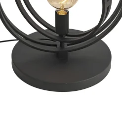 QAZQA Wohnzimmerlampen|Stehlampen*Moderne Stehleuchte Schwarz 3-flammig - Indu