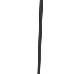 QAZQA Küchenlampen|Esszimmerlampen*Moderne Stehleuchte schwarz inkl. LED mit Fernbedienung und Lesearm - Strela