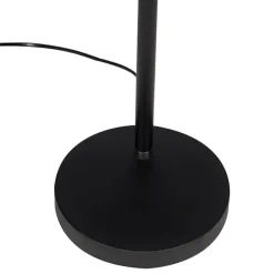 QAZQA Esszimmerlampen|Wohnzimmerlampen*Moderne Stehleuchte schwarz inkl. LED mit Touchdimmer - Berdien