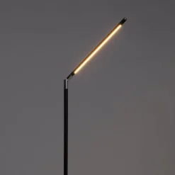 QAZQA Esszimmerlampen|Wohnzimmerlampen*Moderne Stehleuchte schwarz inkl. LED mit Touchdimmer - Berdien