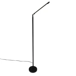 QAZQA Esszimmerlampen|Wohnzimmerlampen*Moderne Stehleuchte schwarz inkl. LED mit Touchdimmer - Berdien