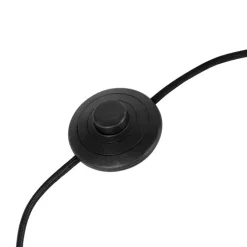 QAZQA Stehlampen|Wohnzimmerlampen*Moderne Stehleuchte schwarz 135cm - Bliss Mesh