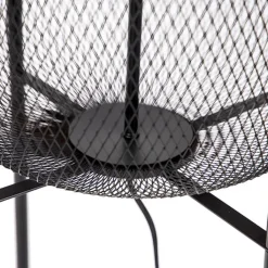 QAZQA Stehlampen|Wohnzimmerlampen*Moderne Stehleuchte schwarz 135cm - Bliss Mesh