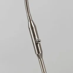 QAZQA Schlafzimmerlampen|Wohnzimmerlampen*Moderne Stehleuchte Stahl inkl. LED - Eva