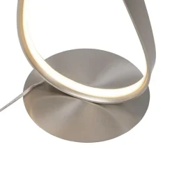 Paul Neuhaus Schlafzimmerlampen|Küchenlampen*Moderne Stehleuchte Stahl inkl. LED und Dimmer - Belinda