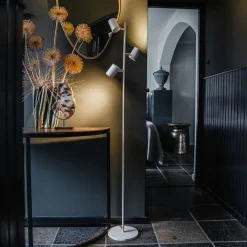 QAZQA Stehlampen|Wohnzimmerlampen*Moderne Stehleuchte weiß 3-flammig - Jeana