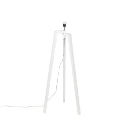 QAZQA Leuchten Ohne Schirm|Stehlampen*Moderne Stehleuchte weiß ohne Schirm - Puros