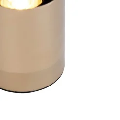 Trio Leuchten Tischlampen|Wohnzimmerlampen*Moderne tafellamp taupe met goud - Stream