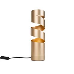 Trio Leuchten Tischlampen|Wohnzimmerlampen*Moderne tafellamp taupe met goud - Stream