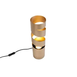 Trio Leuchten Tischlampen|Wohnzimmerlampen*Moderne tafellamp taupe met goud - Stream