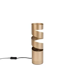 Trio Leuchten Tischlampen|Wohnzimmerlampen*Moderne tafellamp taupe met goud - Stream