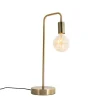 QAZQA Tischlampen|Wohnzimmerlampen*Moderne Tischlampe Bronze - Facil