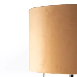 Honsel Tischlampen|Wohnzimmerlampen*Moderne Tischlampe gelb mit Gold - Rosalina