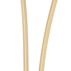 QAZQA Tischlampen|Wohnzimmerlampen*Moderne Tischlampe Gold 2-Licht mit Rauchglas - Athen