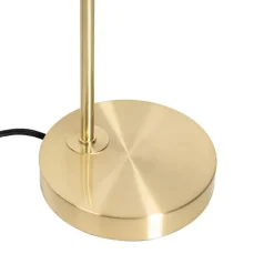 QAZQA Schlafzimmerlampen|Küchenlampen*Moderne Tischlampe Messing verstellbar - Java