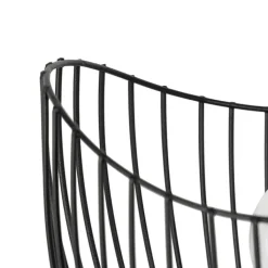 QAZQA Tischlampen|Wohnzimmerlampen*Moderne Tischlampe schwarz 20 cm - Pua