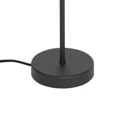 QAZQA Esszimmerlampen|Schlafzimmerlampen*Moderne Tischlampe Schwarz mit Gold - Elif