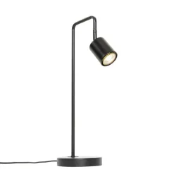 QAZQA Tischlampen|Wohnzimmerlampen*Moderne Tischlampe schwarz verstellbar - Java