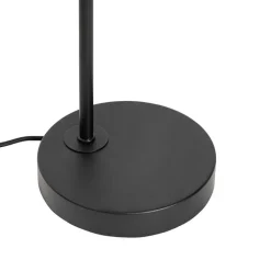 QAZQA Tischlampen|Wohnzimmerlampen*Moderne Tischlampe schwarz verstellbar - Java