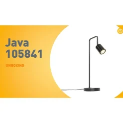 QAZQA Tischlampen|Wohnzimmerlampen*Moderne Tischlampe schwarz verstellbar - Java