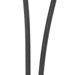 QAZQA Schlafzimmerlampen|Küchenlampen*Moderne Tischlampe schwarz 2-Licht mit Rauchglas - Athen