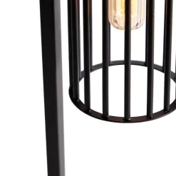 QAZQA Küchenlampen|Tischlampen*Moderne Tischlampe schwarz - Balenco Wazo