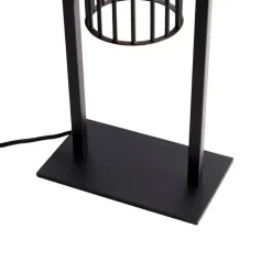 QAZQA Küchenlampen|Tischlampen*Moderne Tischlampe schwarz - Balenco Wazo