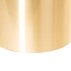 QAZQA Tischlampen|Wohnzimmerlampen*Moderne Tischlampe Schwarz mit Gold - Lofty