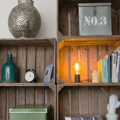 QAZQA Lampen Für Dein Homeoffice|Tischlampen*Moderne Tischlampe schwarz - Facil