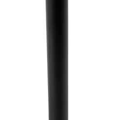 QAZQA Tischlampen|Wohnzimmerlampen*Moderne Tischlampe schwarz mit Schirm gold 25 cm - Simplo