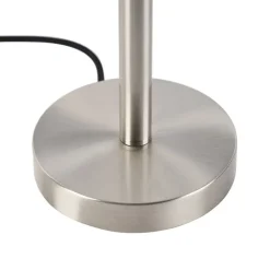 QAZQA Leuchten Ohne Schirm|Tischlampen*Moderne Tischlampe Stahl ohne Schirm - Simplo