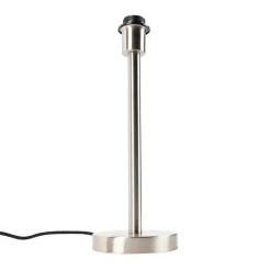 QAZQA Leuchten Ohne Schirm|Tischlampen*Moderne Tischlampe Stahl ohne Schirm - Simplo