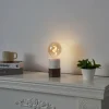 QAZQA Tischlampen|Wohnzimmerlampen*Moderne Tischleuchte Bronze mit weißem Marmor - Marissa