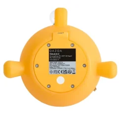 Kinder QAZQA Kinderzimmerlampen|Led-Tischleuchten*Moderne Tischleuchte Gelb inkl. LED Wiederaufladbar - Bulby