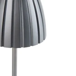 Light Trend Led-Tischleuchten|Akku Lampen*Moderne Tischleuchte grau 3-stufig dimmbar wiederaufladbar - Dolce