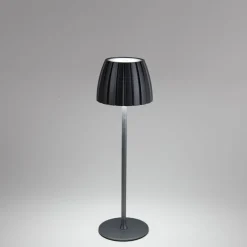 Light Trend Led-Tischleuchten|Akku Lampen*Moderne Tischleuchte grau 3-stufig dimmbar wiederaufladbar - Dolce