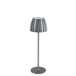 Light Trend Led-Tischleuchten|Akku Lampen*Moderne Tischleuchte grau 3-stufig dimmbar wiederaufladbar - Dolce