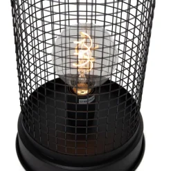 Honsel Tischlampen|Wohnzimmerlampen*Moderne Tischleuchte grau 52 cm - Horario