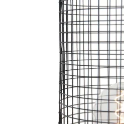 Honsel Tischlampen|Wohnzimmerlampen*Moderne Tischleuchte grau 52 cm - Horario