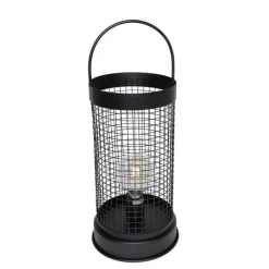 Honsel Tischlampen|Wohnzimmerlampen*Moderne Tischleuchte grau 52 cm - Horario