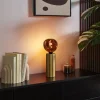 QAZQA Tischlampen|Wohnzimmerlampen*Moderne Tischleuchte Messing 24cm - Cylinder