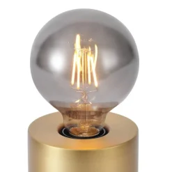 QAZQA Tischlampen|Wohnzimmerlampen*Moderne Tischleuchte Messing 24cm - Cylinder